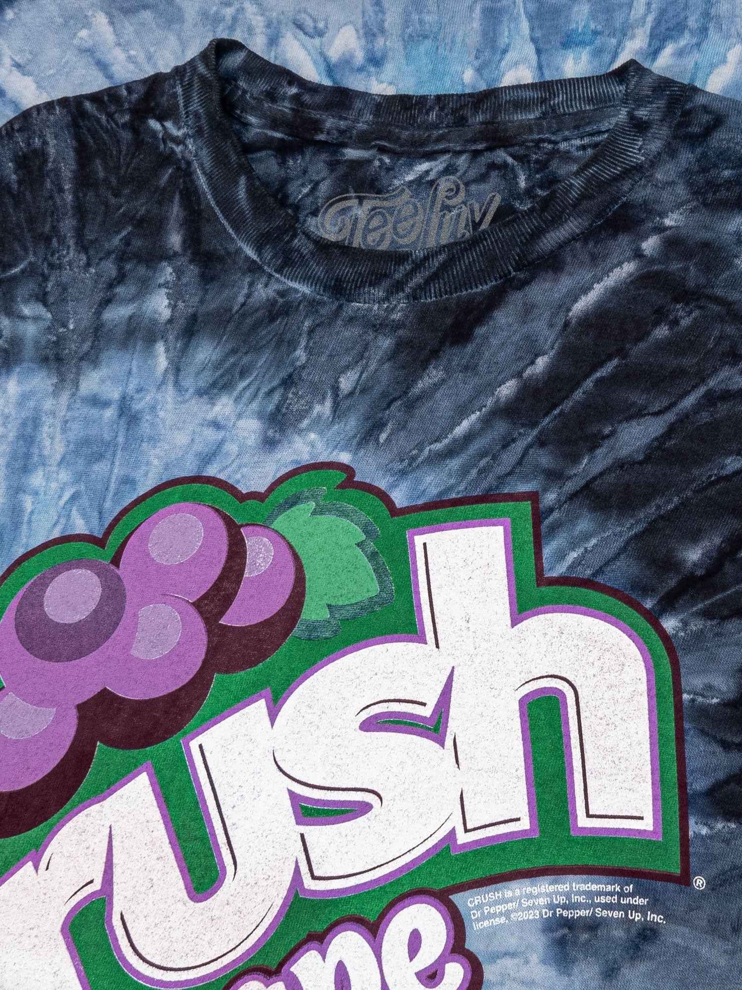 Crush Grape Soda Logo T-Shirt – Evening Sky Tie Dye