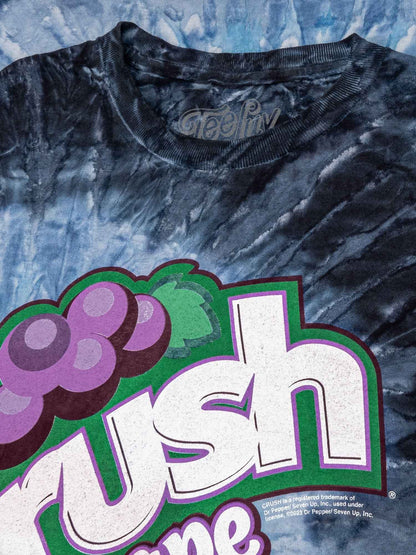 Crush Grape Soda Logo T-Shirt – Evening Sky Tie Dye