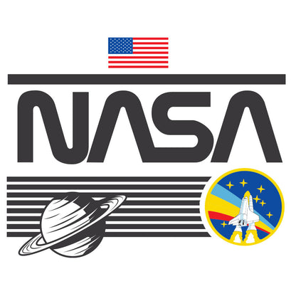 NASA Space Shuttle Long Sleeve T-Shirt | White