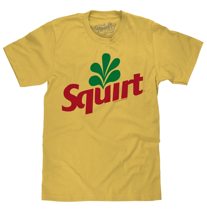 Squirt Grapefruit Soda Logo T-Shirt – Banana Yellow