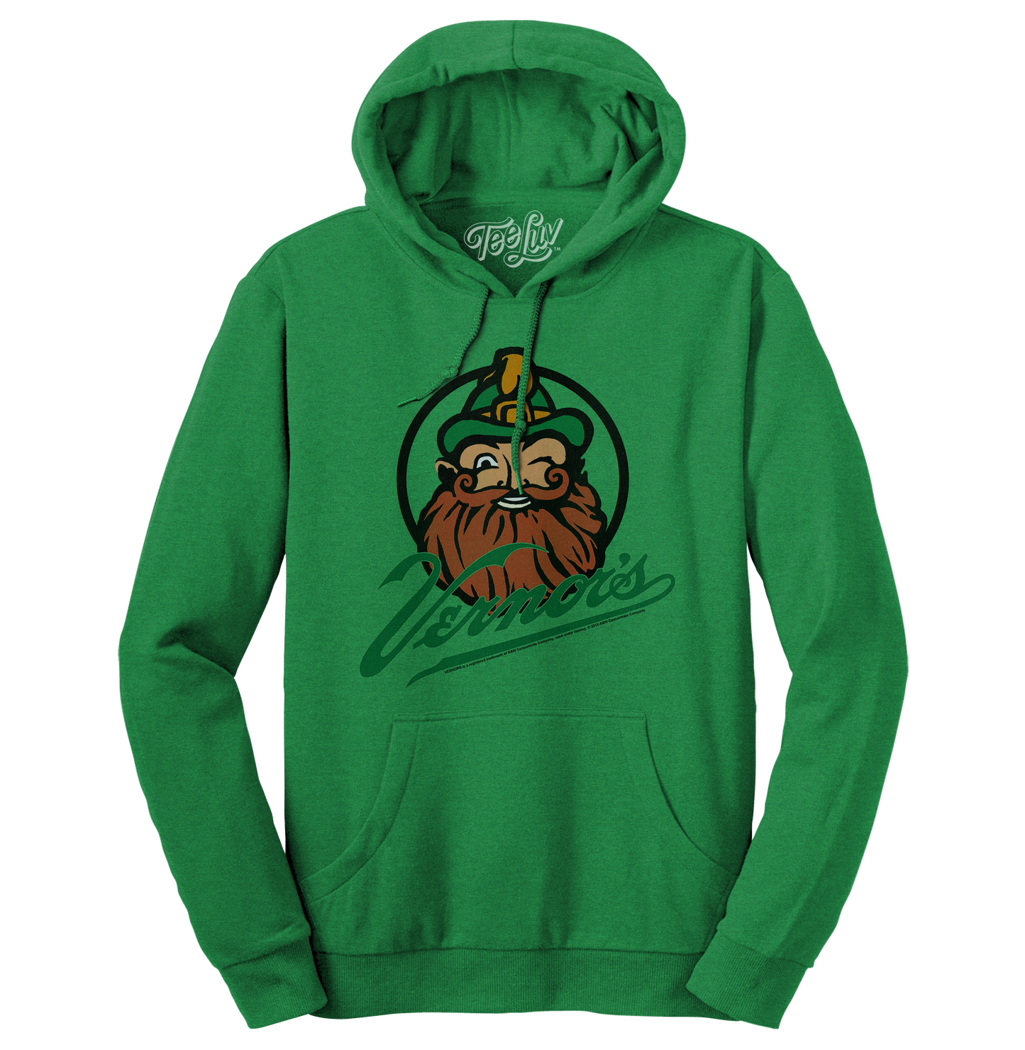 Vernors Ginger Ale Woody Gnome Pullover Hoodie – Kelly Green