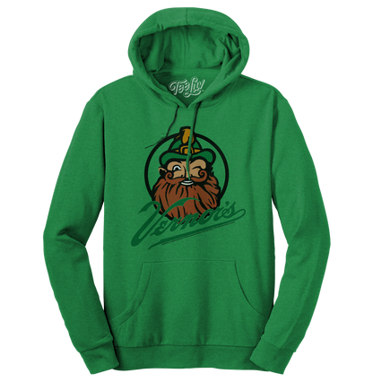 Vernors Ginger Ale Woody Gnome Pullover Hoodie – Kelly Green