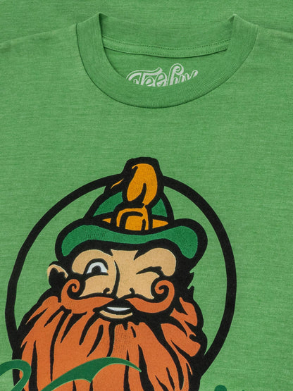 Vernor's Ginger Ale T-Shirt | Gnome "Woody" Logo | Kelly Green Heather