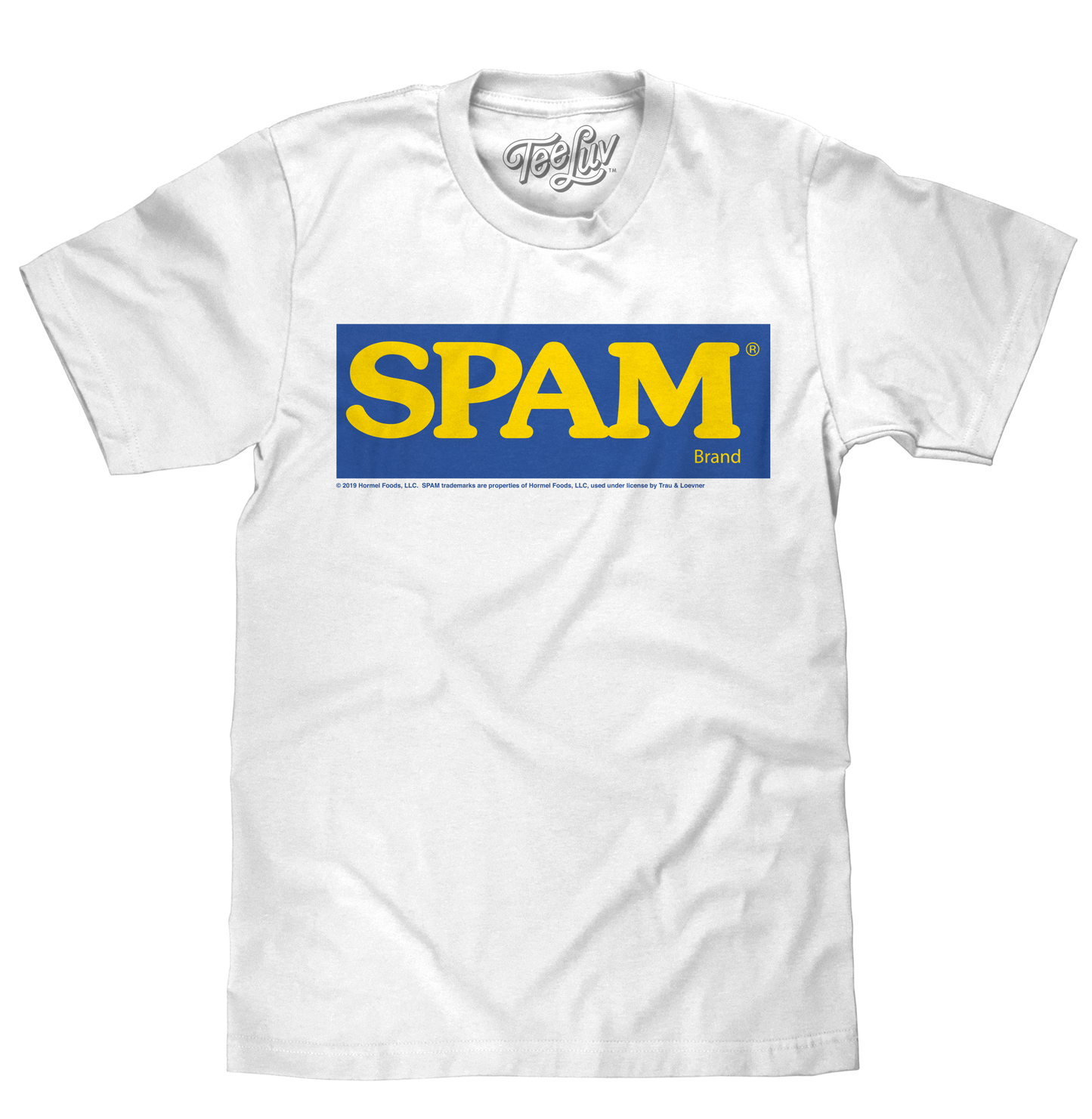 SPAM Logo T-Shirt | Classic Hormel Graphic | 100% Cotton | White