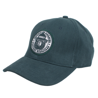 Smokey Bear Prevent Wildfires Embroidered Baseball Cap | Forest Green