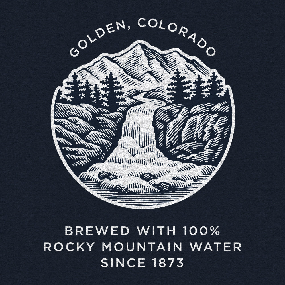 Coors Banquet Double-Sided Graphic Pullover Hoodie – Navy Blue