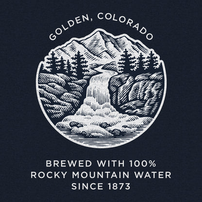 Coors Banquet Double-Sided Graphic Pullover Hoodie – Navy Blue
