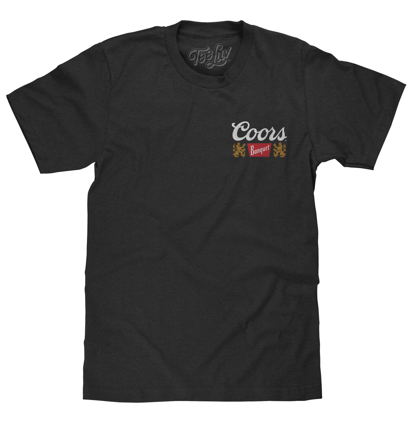 Coors Banquet Golden Colorado T-Shirt | Front & Back Print | Asphalt Gray | Made in USA
