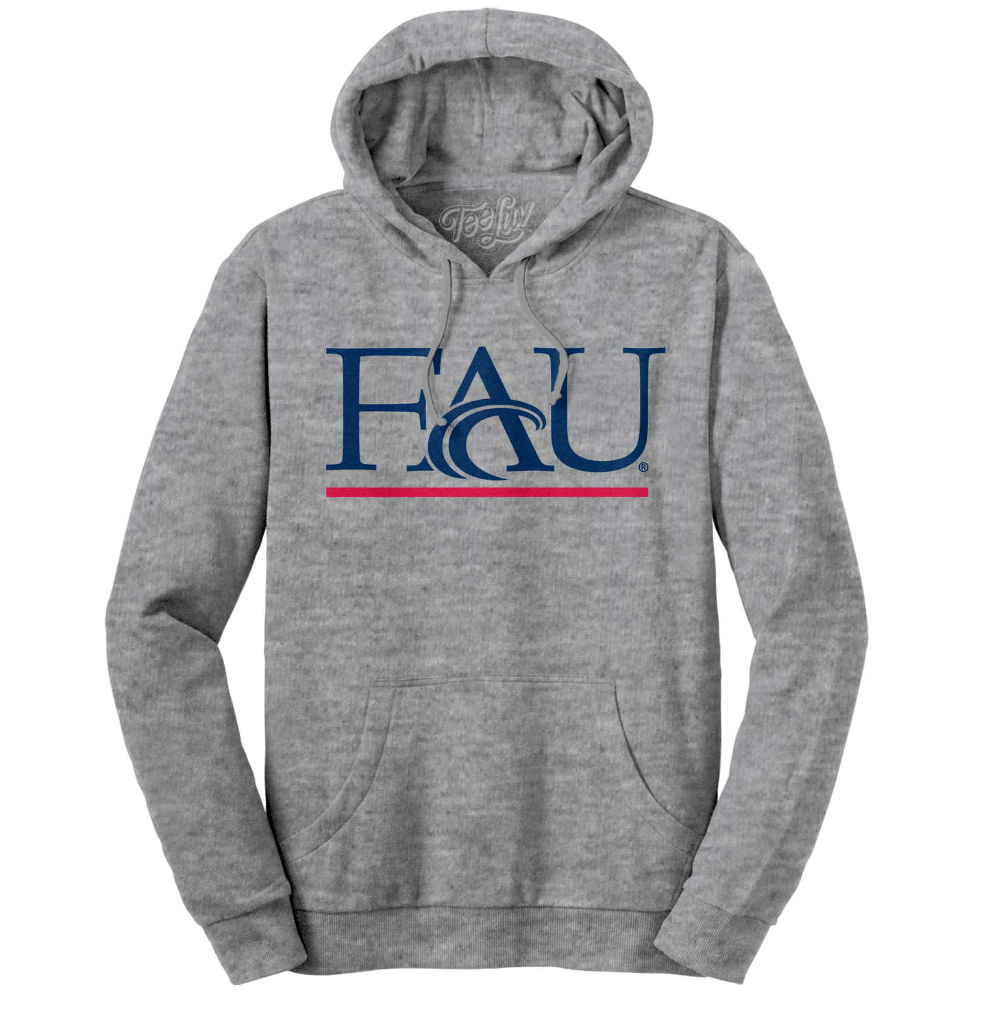 Florida Atlantic University FAU Owls Pullover Hoodie | Oxford Heather Gray