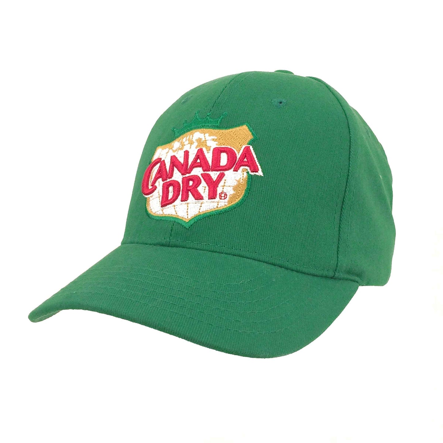 Canada Dry Ginger Ale Logo Embroidered Baseball Cap | Green