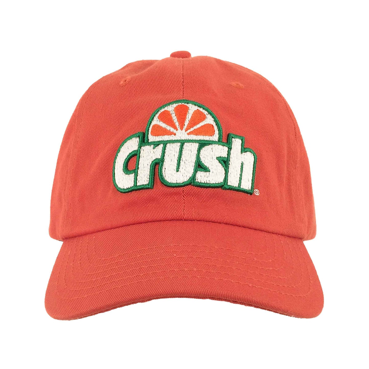 Orange Crush Soda Logo Embroidered Baseball Cap | Orange