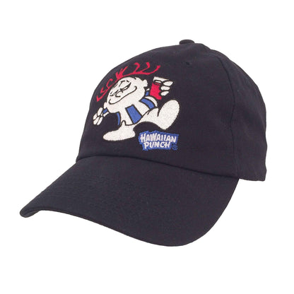 Hawaiian Punch Punchy Mascot Embroidered Baseball Cap | Navy