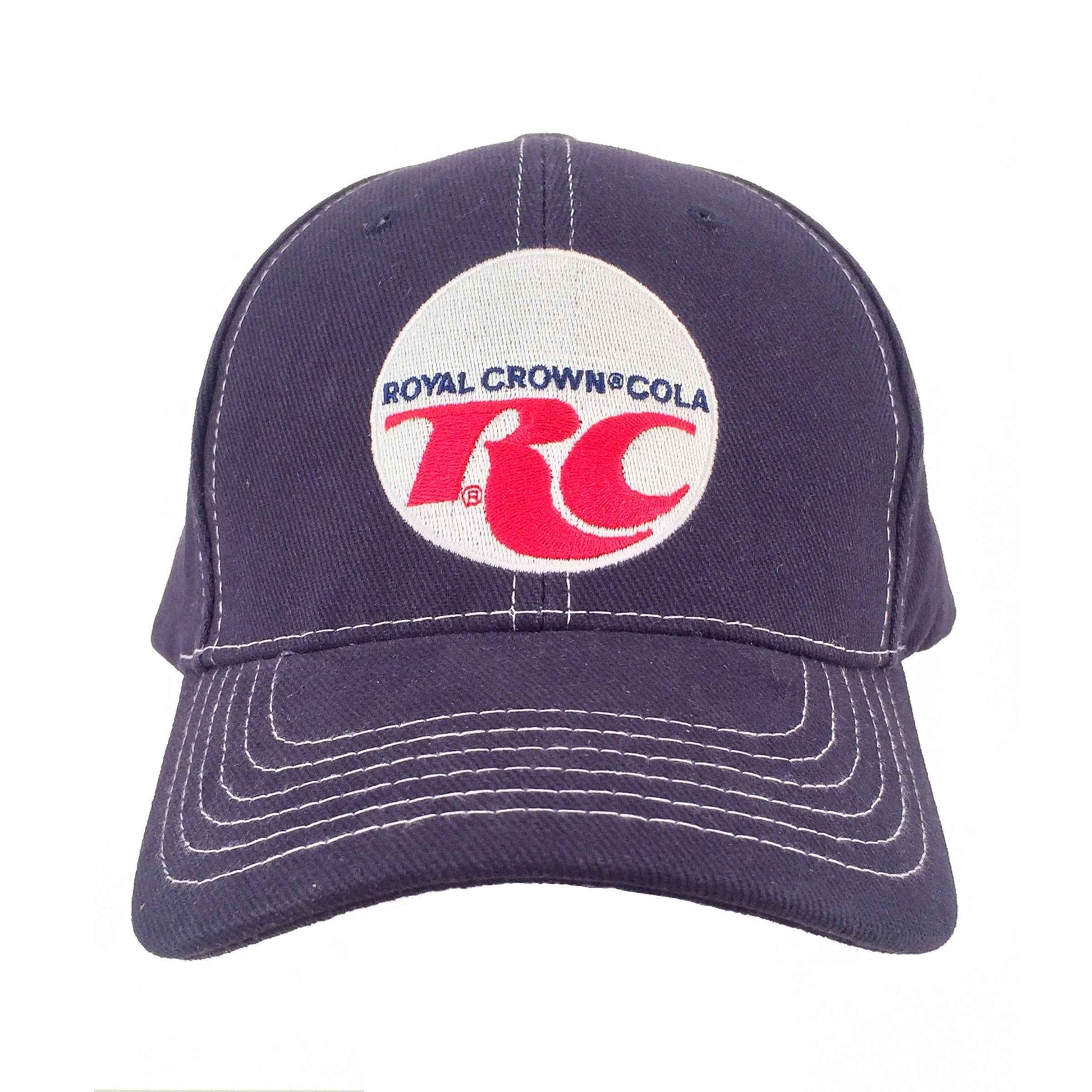 Royal Crown Cola RC Logo Embroidered Baseball Cap | Navy