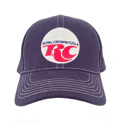 Royal Crown Cola RC Logo Embroidered Baseball Cap | Navy