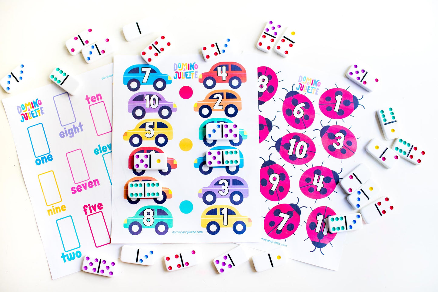 Bright Play Dominos by Domino & Juliette - Niksstuff
