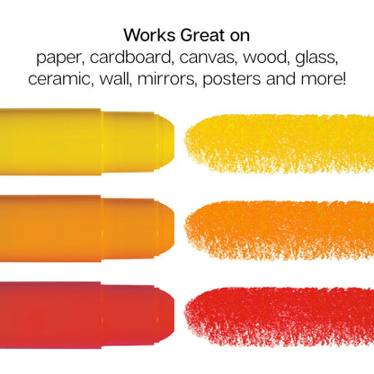 Kingart Tempera Paint Sticks - 60 Colors Washable Quick Drying