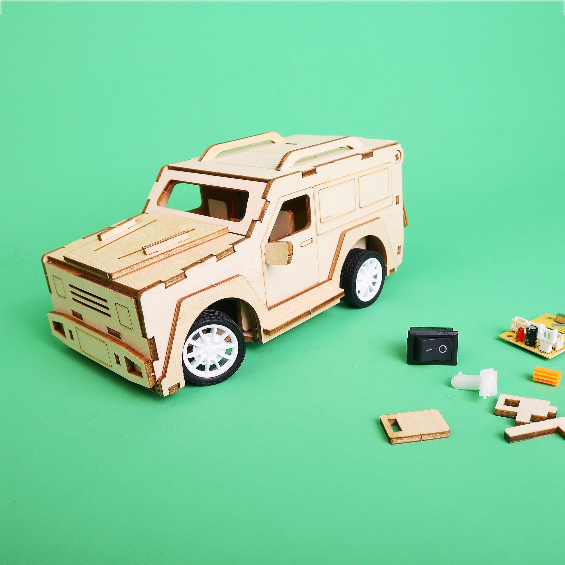 2.4 GHz RC SUV Car DIY Kit | Personalized STEM Toy Ages 12+ - Niksstuff
