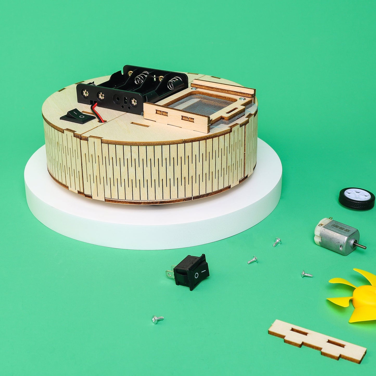 DIY Robot Vacuum Kit | Autonomous Robotics STEM Toy for Kids 8+ - Niksstuff