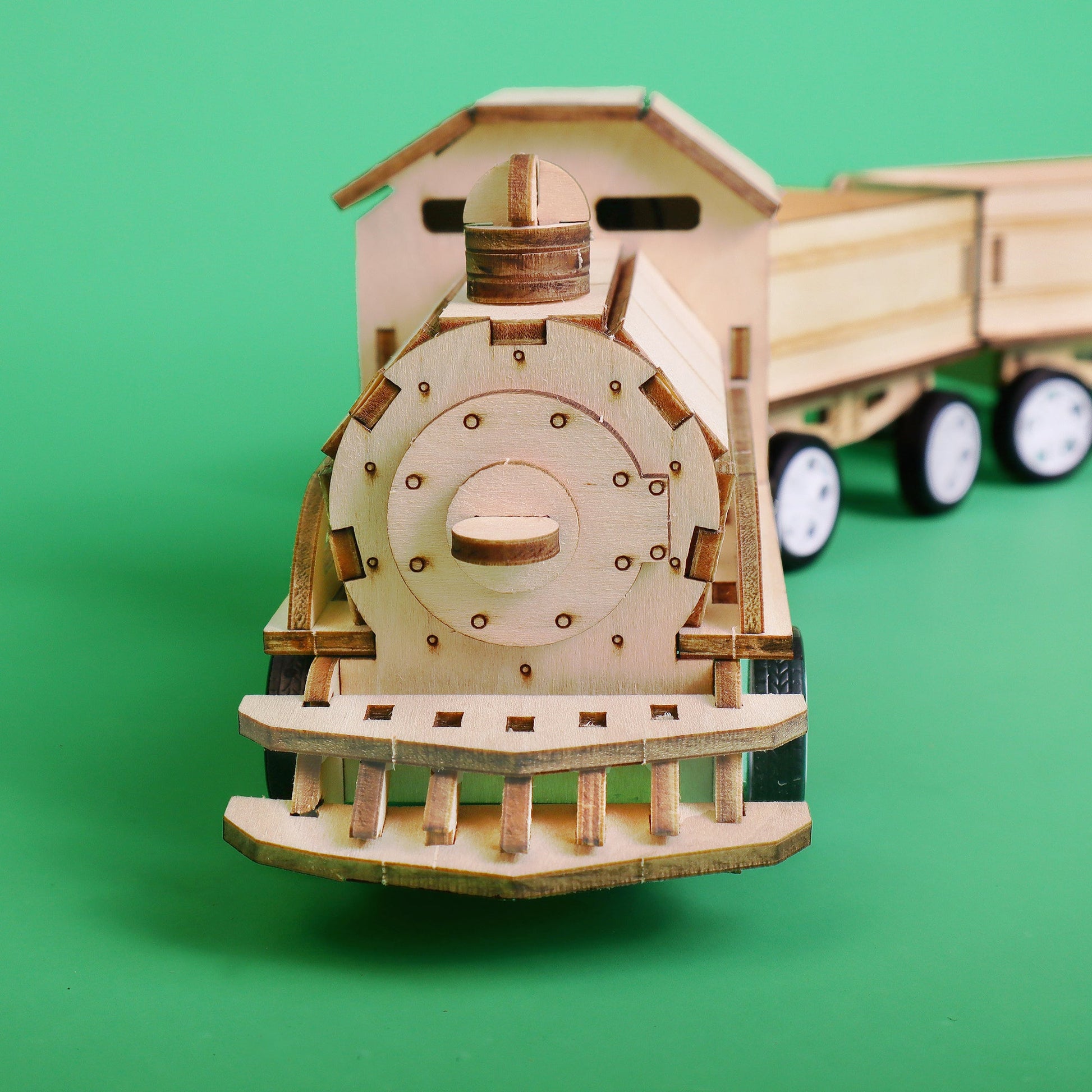 Train DIY Kit | Motor-Driven Engineering STEM Toy for Kids 8+ - Niksstuff