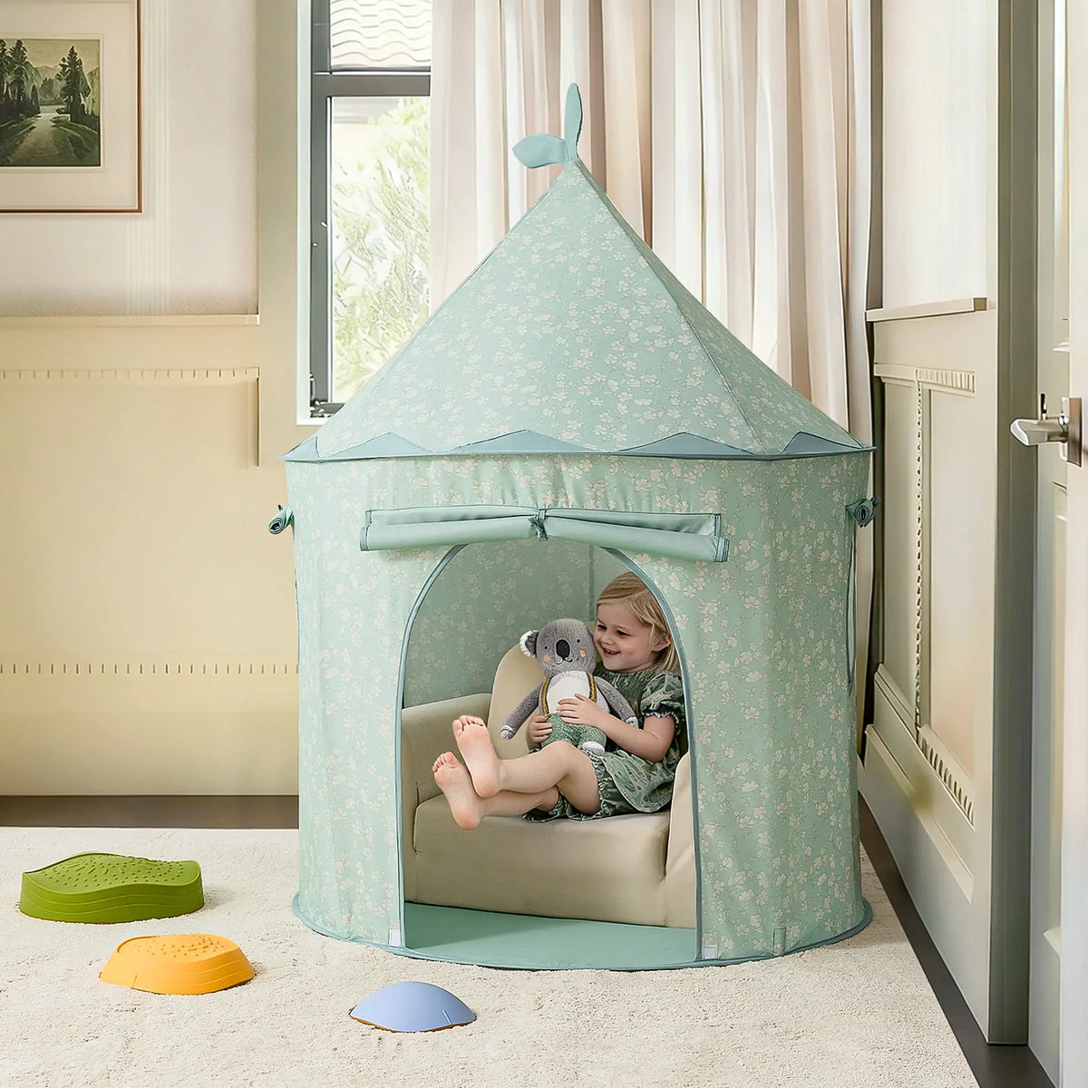 Tiny Land Kids Tent - Indoor/Outdoor Toddler Play Tent