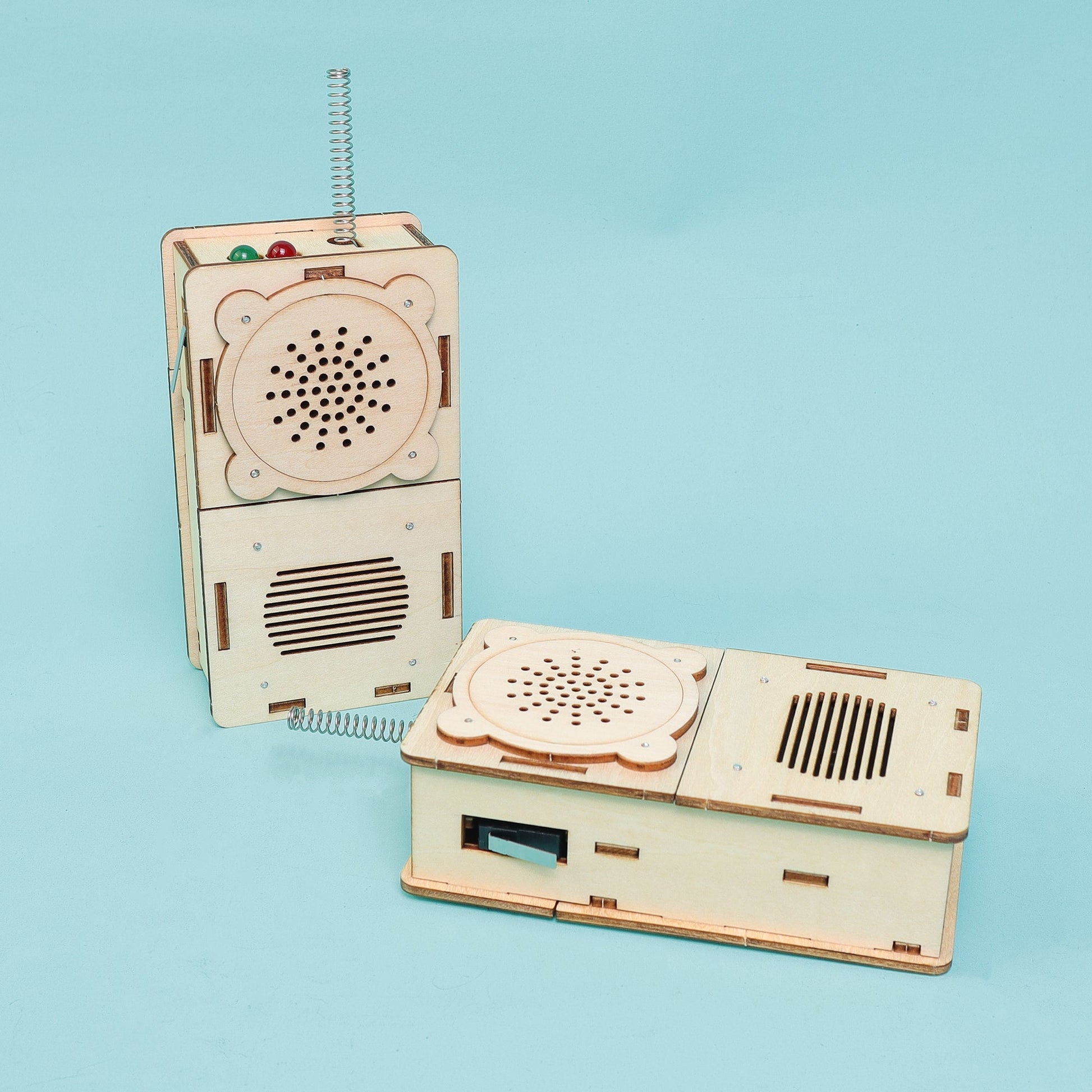 Build & Learn Walkie Talkie STEM Kit | Set of 2 | Ages 8+ - Niksstuff