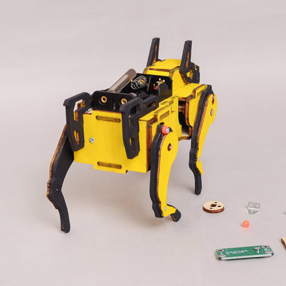Robot Dog STEM Kit | Sound-Activated DIY Toy for Kids Ages 8+ - Niksstuff