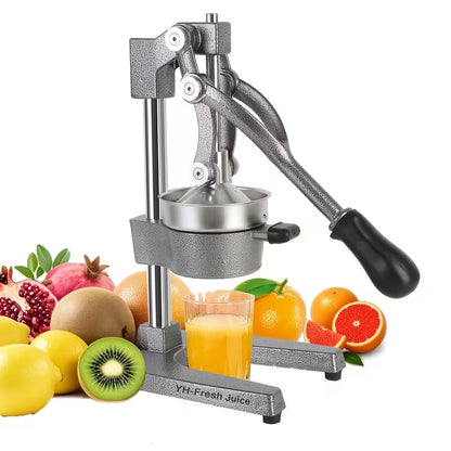 Commercial Manual Citrus Juicer Hand Press - Gray