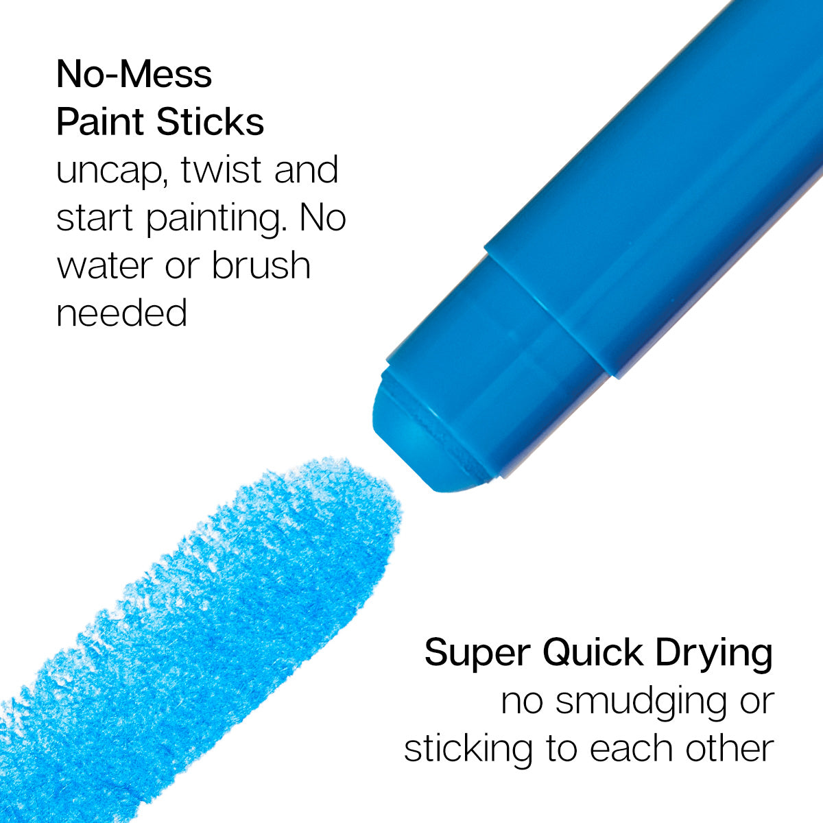 Kingart Tempera Paint Sticks - 60 Colors Washable Quick Drying
