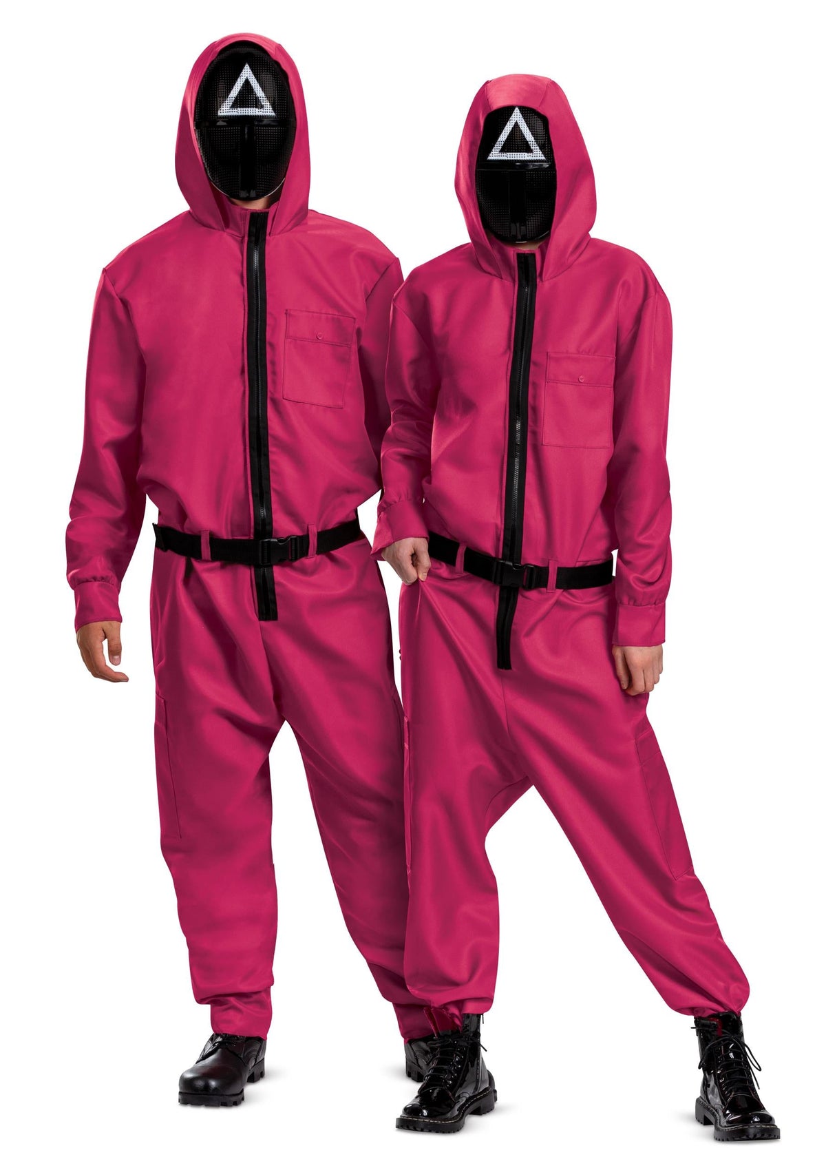 Squid Game Triangle Guard Costume Adult Large/X-Large