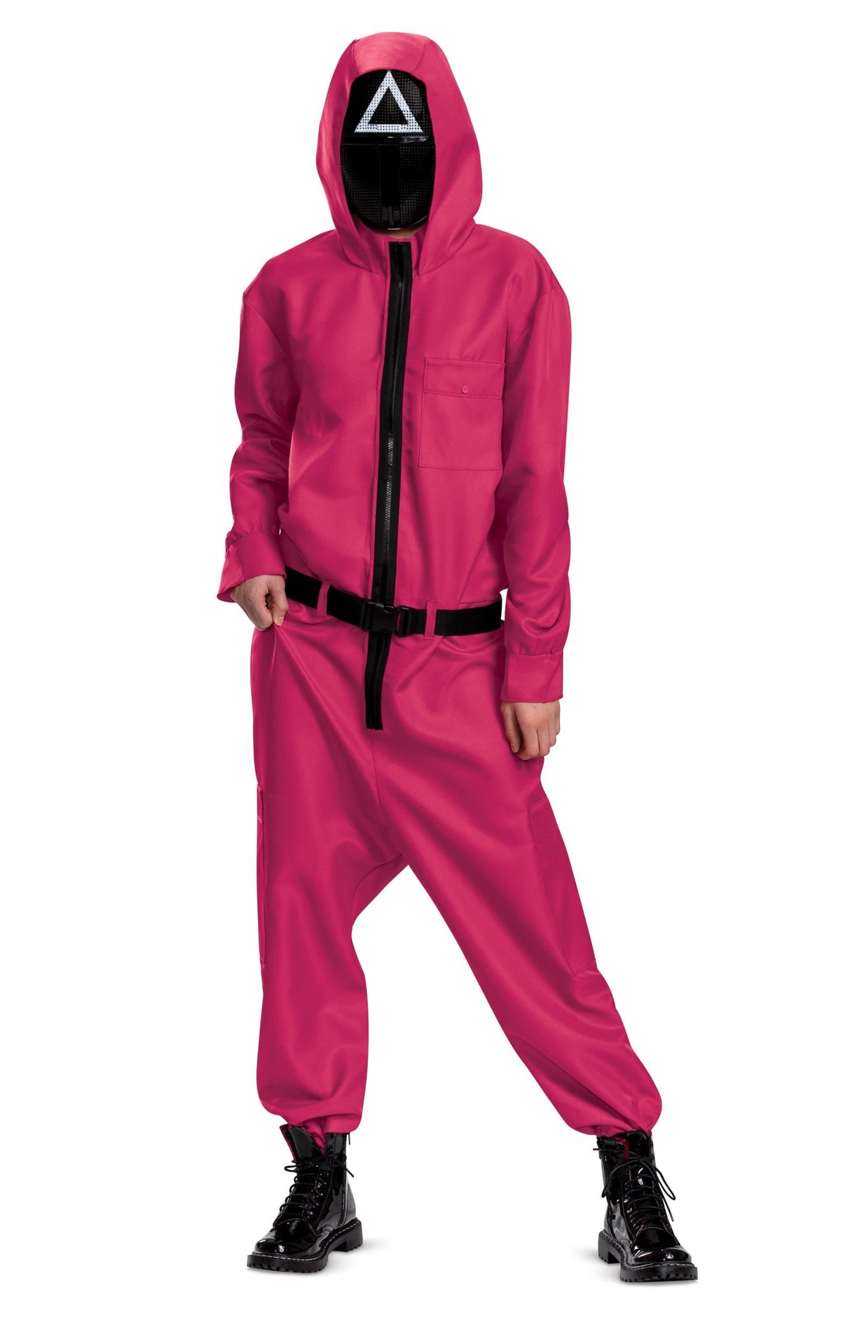 Squid Game Triangle Guard Costume Adult Large/X-Large