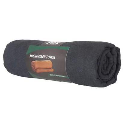 Fox Outdoor Large Microfiber Towel | Quick-Dry | Olive Drab, Black & Coyote - Niksstuff