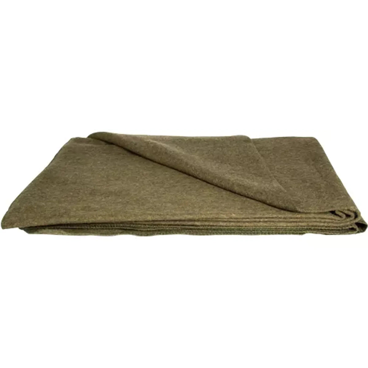 GI-Style Wool Blanket - Olive Drab