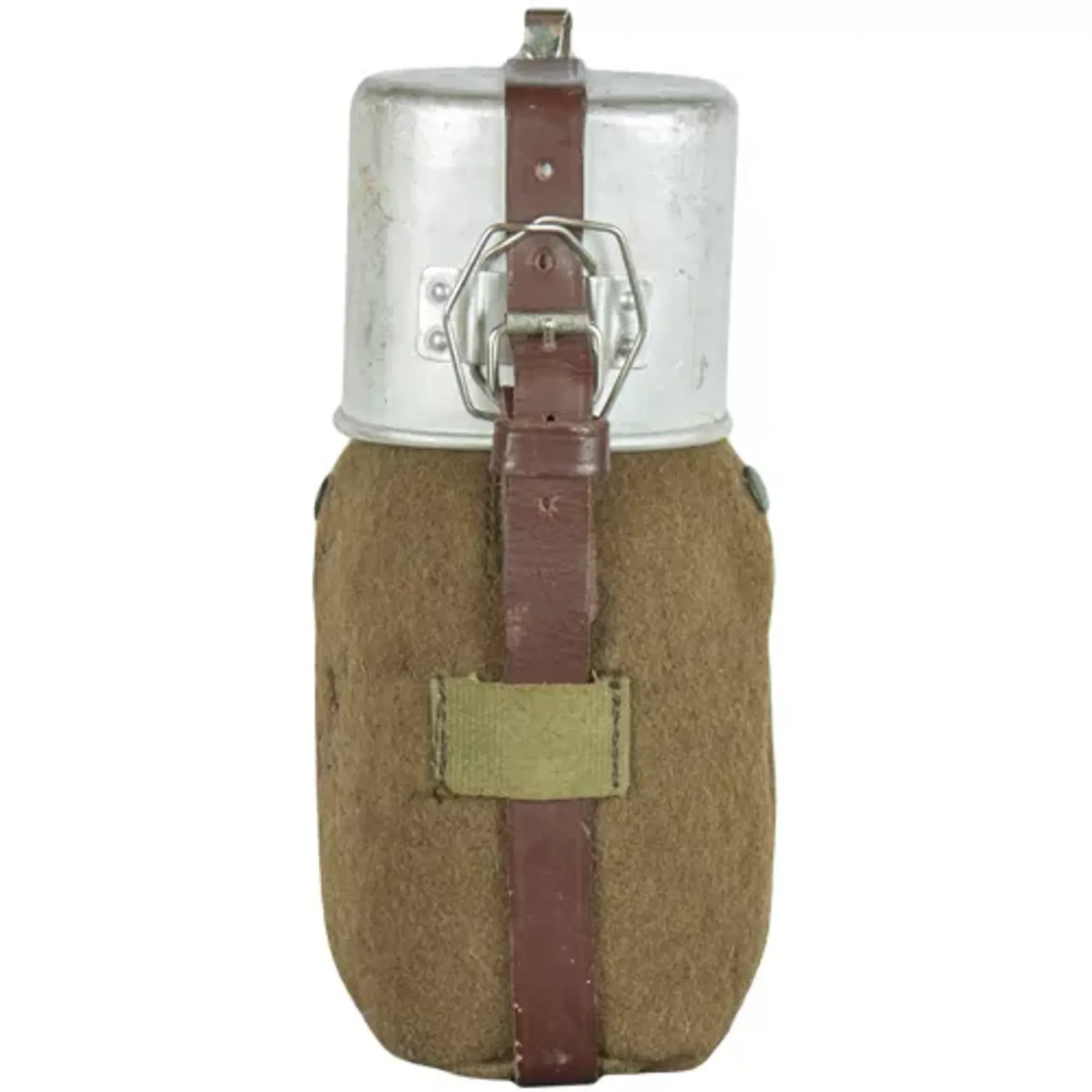 Romanian Aluminum Canteen with Felt Cover