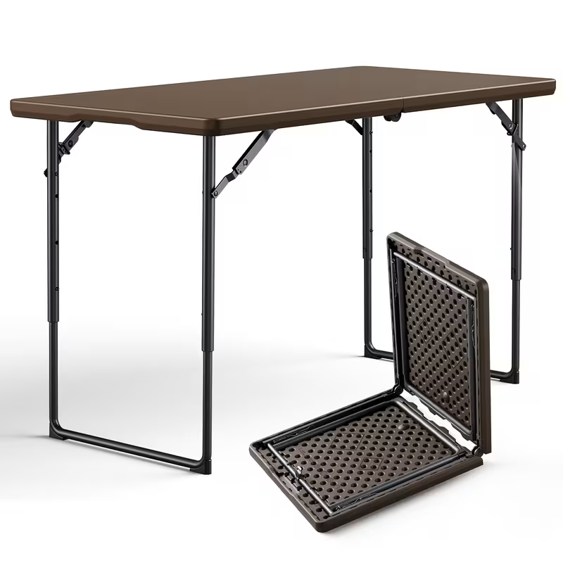 Portable Plastic Folding Table | 2.5, 4, 6 & 8 Foot Sizes | Indoor & Outdoor