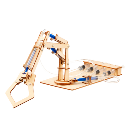 Hydraulic Robotic Arm DIY Kit | Educational STEM Toy Ages 10+ - Niksstuff