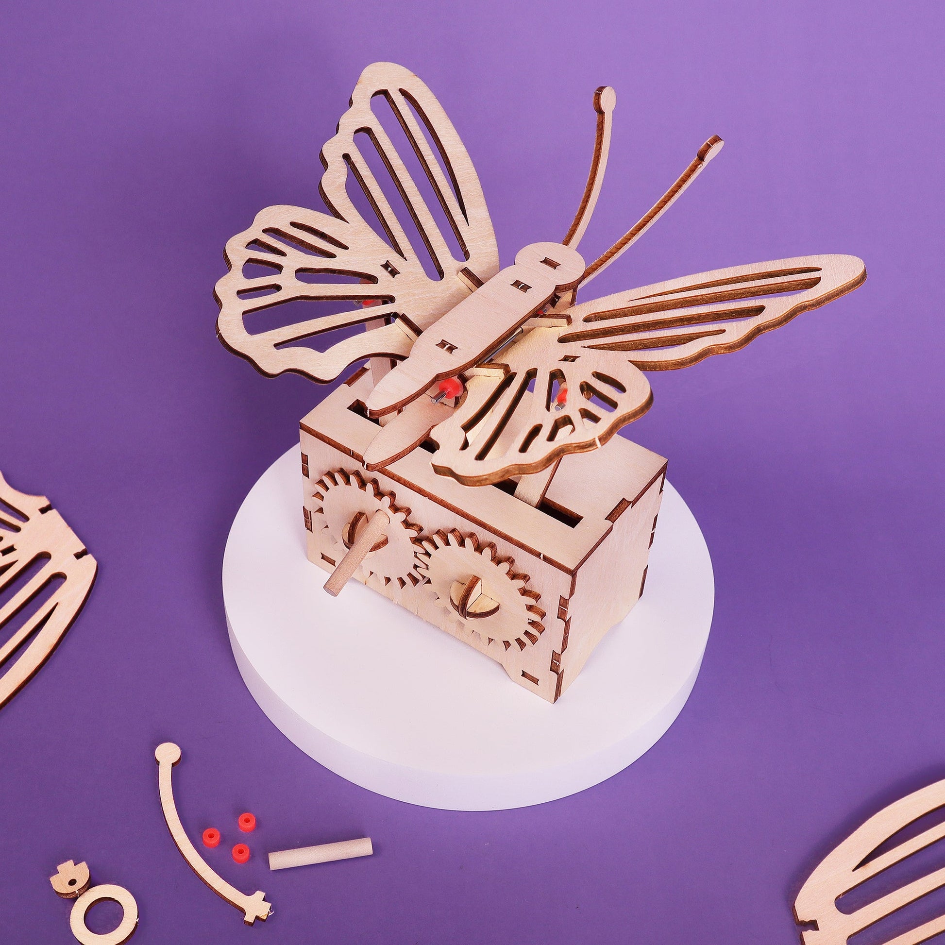 Fluttering Butterfly DIY Kit | Educational STEM Toy for Kids Ages 8+ - Niksstuff