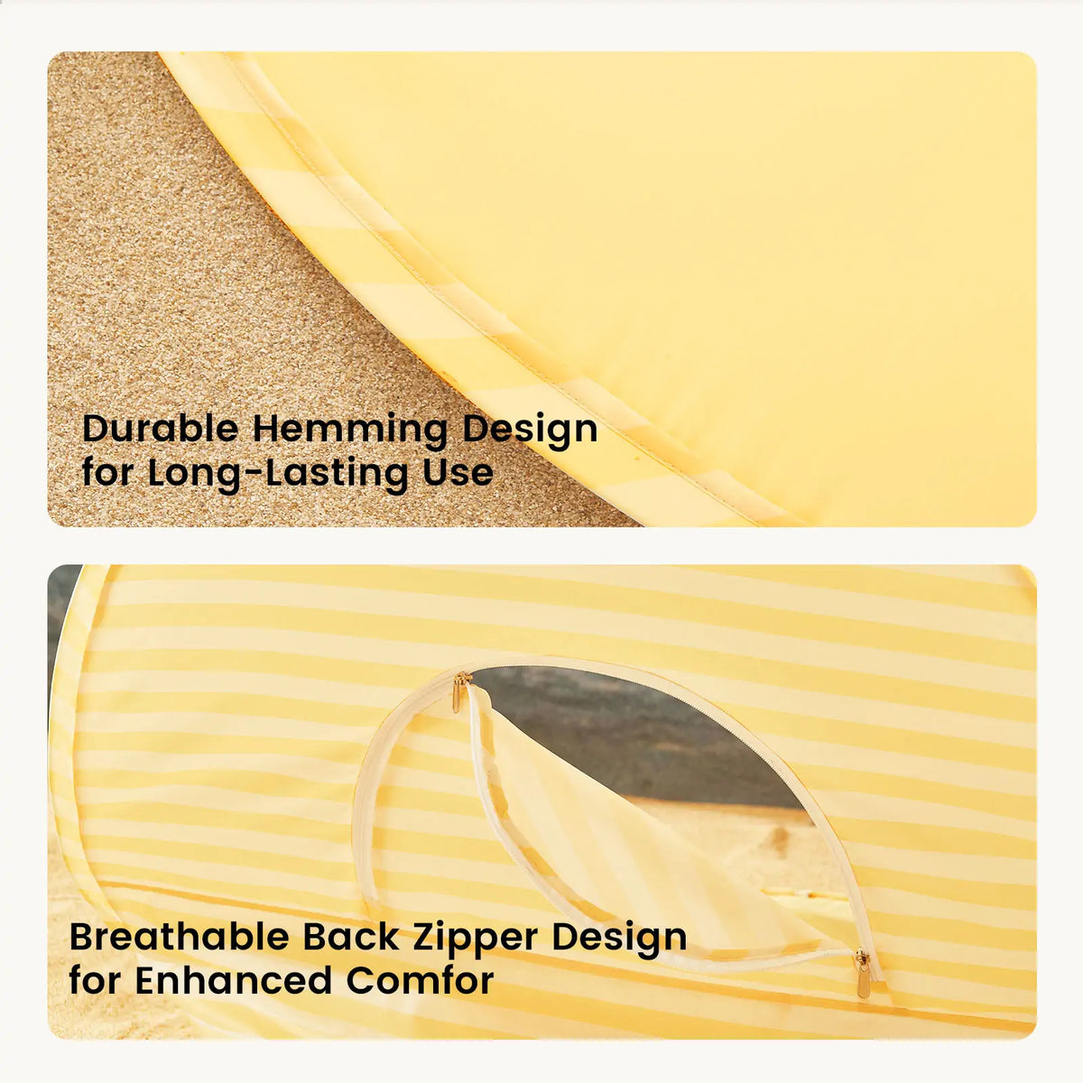 Tiny Land Kids Beach Tent Set with Sand Toys, UV Protection and Sandbag Anchors