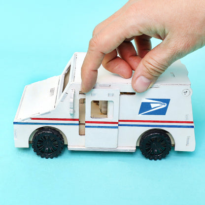 Delivery Truck STEM Kit | Build, Paint & Power a Moving Truck - Niksstuff