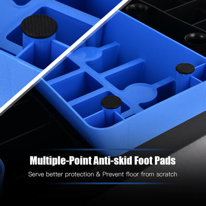 Aerobic Step Platform | 3 Heights: 5", 7", 9" | 330 lb Capacity | Non-Slip | Gray, Purple or Blue