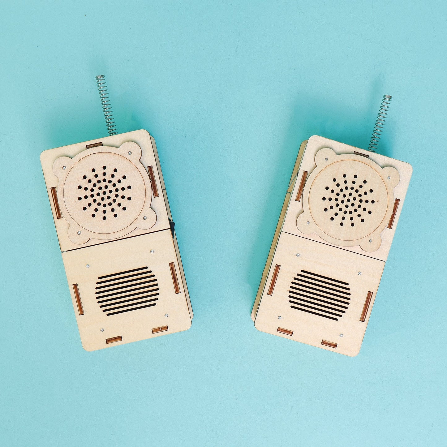 Build & Learn Walkie Talkie STEM Kit | Set of 2 | Ages 8+ - Niksstuff