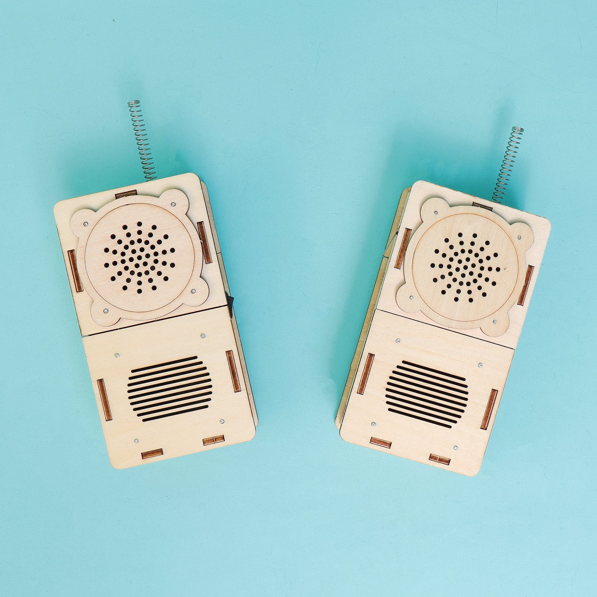 Build & Learn Walkie Talkie STEM Kit | Set of 2 | Ages 8+ - Niksstuff