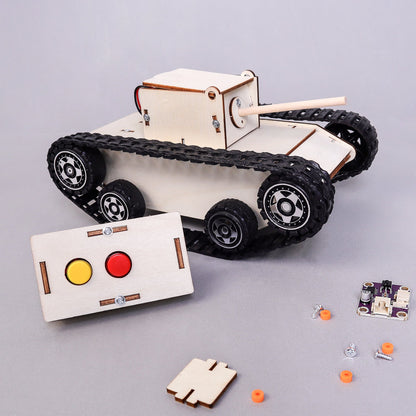 Remote-Controlled Tank DIY Kit | Engineering STEM Toy for Kids 10+ - Niksstuff