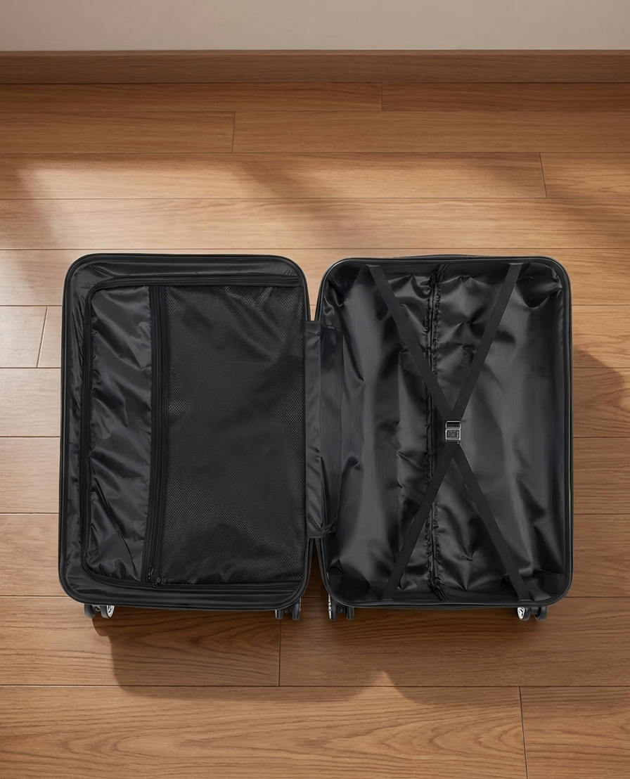 3-Piece Hard Shell Luggage Set | 20"/24"/28" | 360° Spinner Wheels | TSA Lock | 9 Colors - Niksstuff