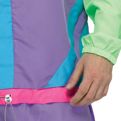 80's Retro Track Suit Adult Men's Costume - Plus Size