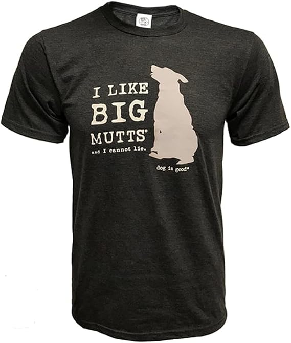 Dog is Good — I Like Big Mutts T-Shirt | Heather Grey | 50/50 Cotton-Poly | Unisex | S–3XL