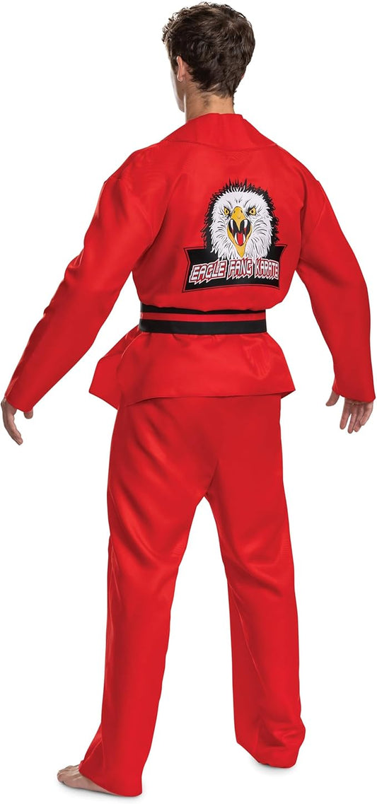 Eagle Fang Cobra Kai Karate Gi Red Costume - Adult L/XL