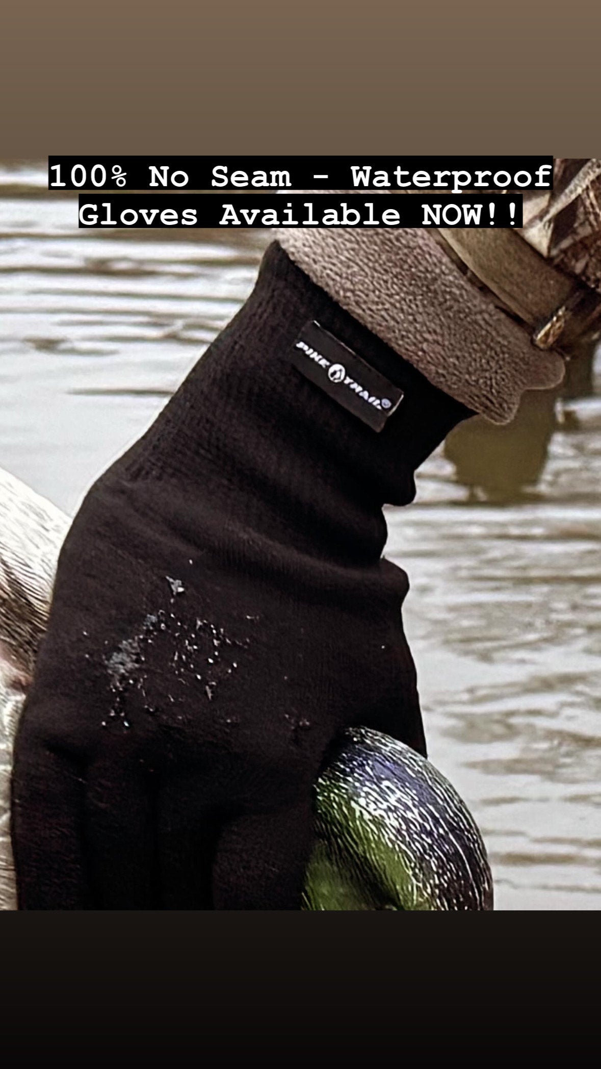 Pike Trail Water-Resistant Touchscreen Gloves | Windproof | M–XL | Carry Bag Included