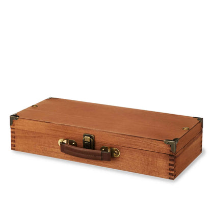 Poker Set by Foster & Rye – 225-Chip Wooden Box Set