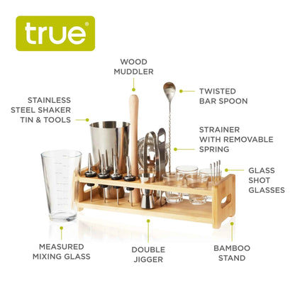 21-Piece Barware Set by True
