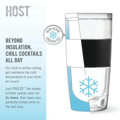 HOST Cocktail Shaker FREEZE Cooling Cup – 20 oz.